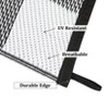 Outdoor Plastic Straw Rug Waterproof Patio Rug Double-Sided Camping Mat with Storage Bag, Checkerboard Pattern, Balcony Outdoor Mat - 4 of 4