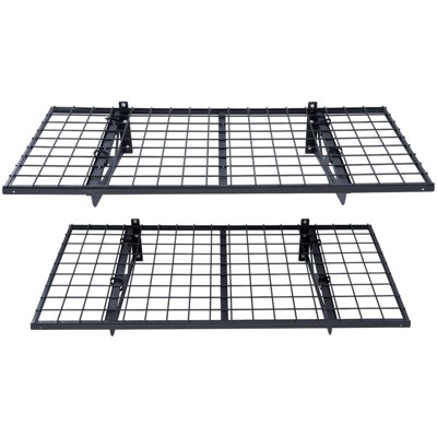 Munora 48" x 24" Heavy Duty Wall Mounted Garage Shelving (2-Pack) - 502 lbs Total Capacity Storage Rack