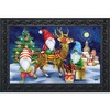 Happy Holiday Gnomes Christmas Doormat 30" x 18" Indoor Outdoor Briarwood Lane - image 2 of 4