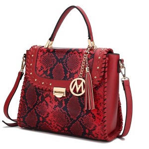 MKF Collection Lilli Vegan Leather Satchel Bag for Women by Mia K - 1 of 4