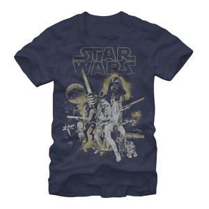 Men's Star Wars Poster Throwback T-Shirt - 1 of 4