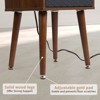 Acekool Clear Acrylic Nightstand 17.7"L x 11.8"W x 15.4"H, Modern Minimalist Side Table with Triangular Legs, No Assembly Needed - 4 of 4