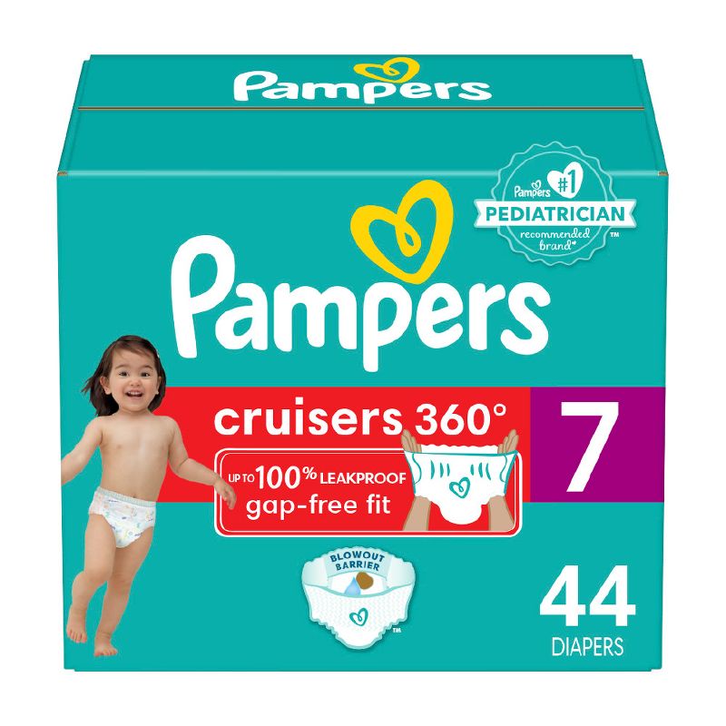 Pampers Cruisers 360 Diapers - (Select Size and Count), 1 of 17