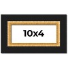 PosterPalooza | Panoramic Embellished Brown Picture Frame - UV Acrylic, Foam Board Backing, Hanging Hardware - 2 of 4