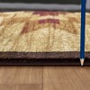 Vynxaria Nature's Nest Lodge Area Rug - 2ft x 3ft Black Bear & Southwestern Motifs - 3 of 4