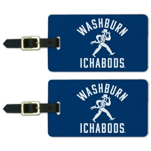 Washburn University Ichabods Logo Luggage ID Tags Suitcase CarryOn Cards  Set of 2 - 1 of 4