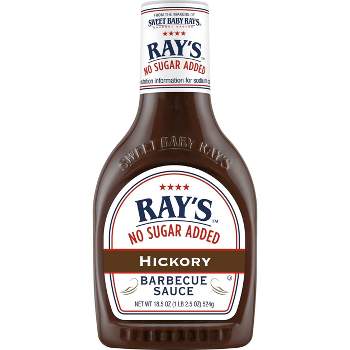 Sweet Baby Ray's No Sugar Added Hickory BBQ Sauce - 18.5oz