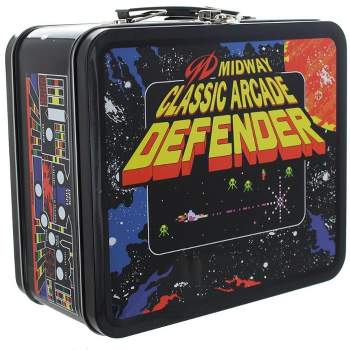 Crowded Coop, LLC Midway Classic Arcade Tin Lunch Box, Defender