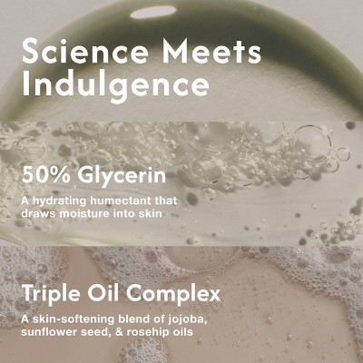 Ontu Hydrating Body Wash Cleansing Oil with Triple-Oil Complex - 14 fl oz: Vanilla Scent, Normal Skin, Pump Bottle