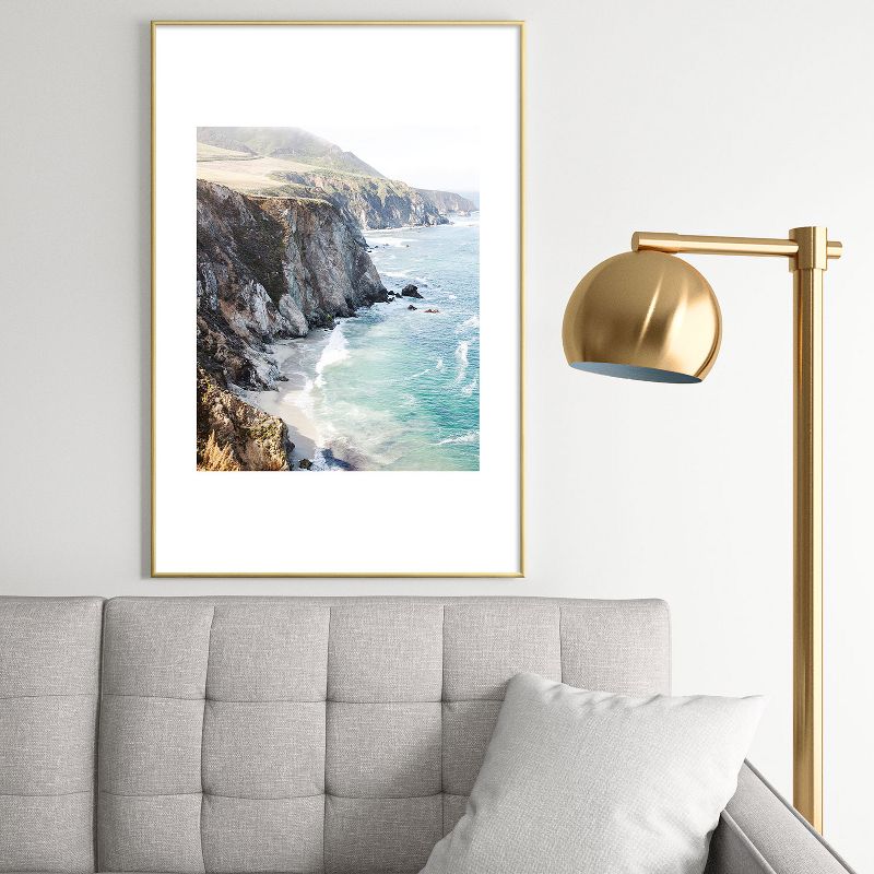 Bree Madden Big Sur 24"x36" Gold Metal Framed Art Print - Deny Designs, 2 of 5
