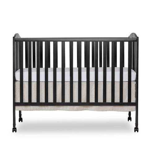 Dream On Me Folding Full Size Crib Steel Gray Target