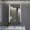 LED Medicine Cabinet with Mirror,Surface or Recessed Mount,Defogger,Memory Function,3-Color Lighting,USB&Outlet,Dimmer,and Storage Shelf - 4 of 4