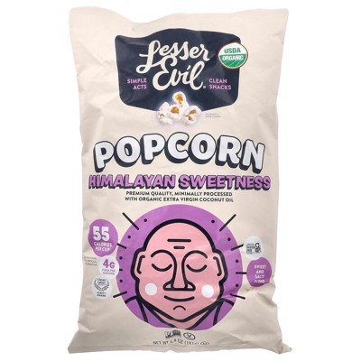LesserEvil Organic Popcorn Himalayan Sweetness - 6.4oz