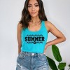 Simply Sage Market Women's Checkered Summer Varsity Racerback Tank - 2 of 4