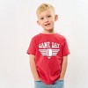 The Juniper Shop Football Game Day Stripes Toddler Short Sleeve Tee - 2 of 3