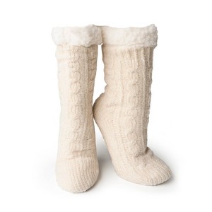 Britt's Knits Beyond Soft Chenille Knit Slipper Socks - 1 of 3