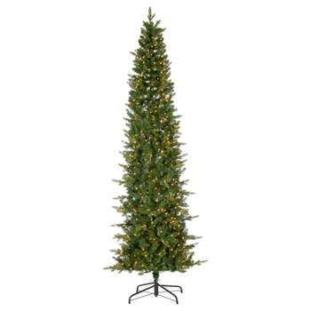 Sterling 9-Foot Natural Cut Narrow Saginaw Pine with 650 UL Clear Lights
