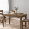 Wood Counter Height Dining Table, Antique Brown, 35"D x 59.1"W x 36.5"H - 4 of 4