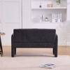 KTMBDW Small Comfy Sofa Mini Loveseat Couch 2-Seater Armrests Upholstered Sofa Chair for Small Spaces, Living Room, Bedroom, Dorm, Office - 3 of 4