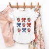 The Juniper Shop Coquette Bows And USA Strawberries Flutter Sleeve Tee - 3 of 4