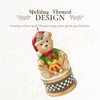 Spode Teddy Bear on a Drum Ornament - Dolomite Holiday Decor with Classic Design - Christmas Ornament - Unique Festive Decoration - 3 of 4