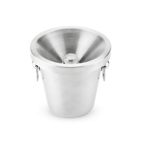 True Stainless Steel Spittoon for Wine, Whiskey, Cocktails, Alcohol Tasting Spit Cup – Savor, Set of 1, Silver Spitter - 1 of 2