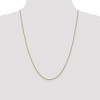 Black Bow Jewelry 1mm 14k Yellow Gold Solid Round Snake Chain Necklace - 2 of 4