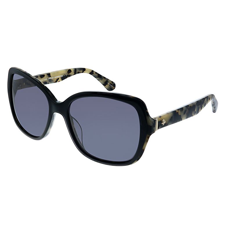 Kate Spade Karalyn/S WR7 Womens Square Polarized Sunglasses Black Havana 56mm, 1 of 4