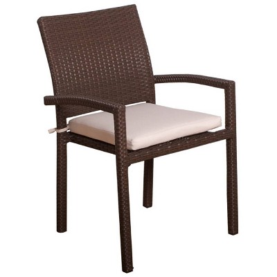 Liberty 4pc Patio Dining Chairs with Arms - International Home Miami