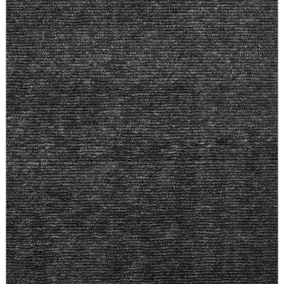 Charcoal Gray Hand-Tufted Wool 5'x8' Rectangular Rug