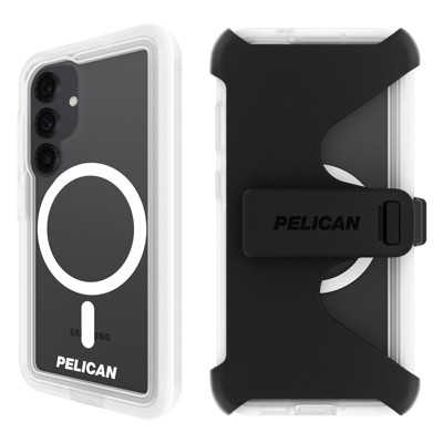 Pelican Voyager Samsung Galaxy S25 Series Magnetic Case with Holster - Black