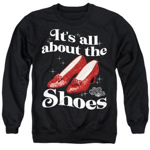 Men's The Wizard Of Oz All About The Shoes Crewneck Sweatshirt - 1 of 4