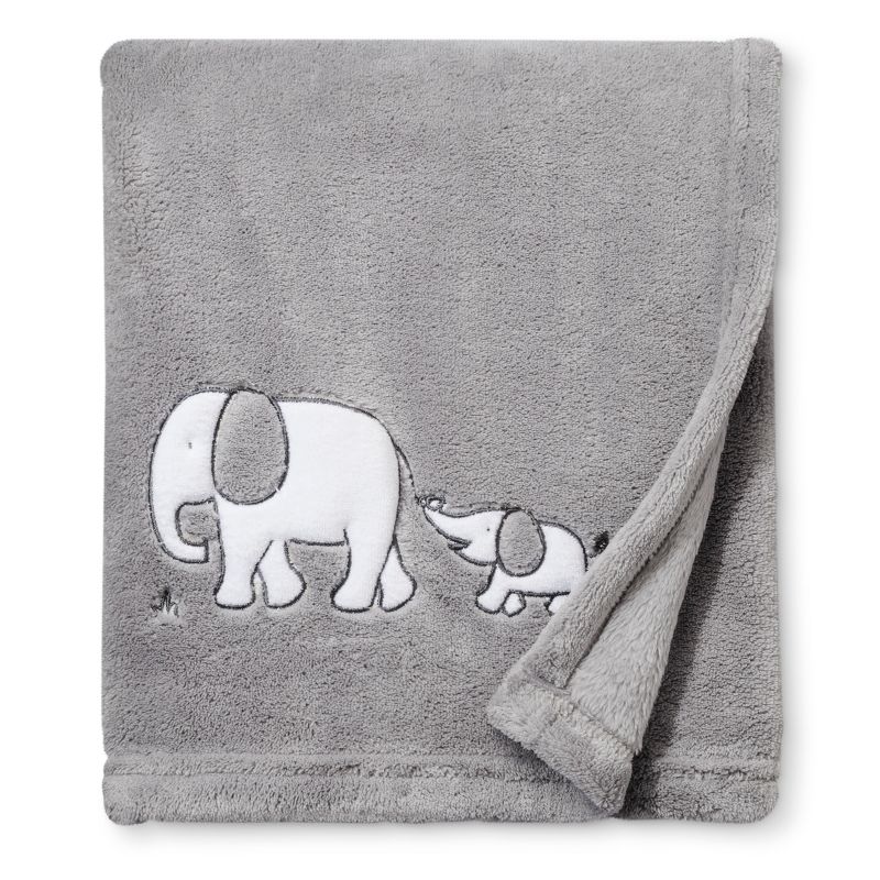 Crib Bedding Set Two by Two 4pc - Cloud Island&#8482; Gray, 6 of 10