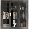 FUFU&GAGA Tall Bookcase Storage Cabinet,Glass Display Cabinet for Collection,Multi - Storage Organizer for Home & Office - 3 of 4