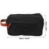 Unique Bargains Portable Makeup Bag Cosmetic Travel Toiletry Bag Waterproof Case Make Up Organizer Case for Men - 4 of 4