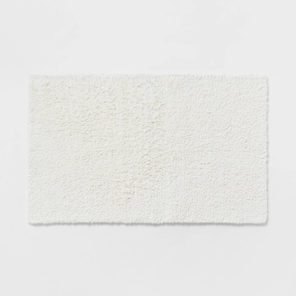 20inx34in Performance Plus Cotton Reversible Bath Rug/Runner Cream - Threshold™