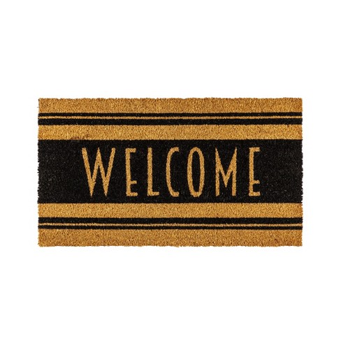 Welcome Stripe Coir Mat : Target