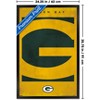 Trends International NFL Green Bay Packers - Logo 25 Framed Wall Poster Prints - 3 of 4