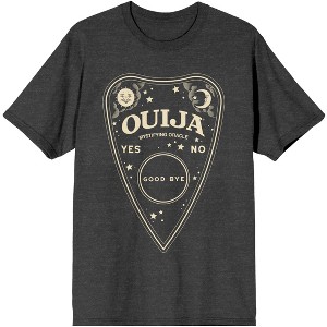 Ouija Game Planchette Art Crew Neck Short Sleeve Charcoal Heather Women's T-shirt - 1 of 2