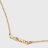 14K Gold Dipped Cubic Zirconia "Mama" Pendant Necklace - Gold - 4 of 4