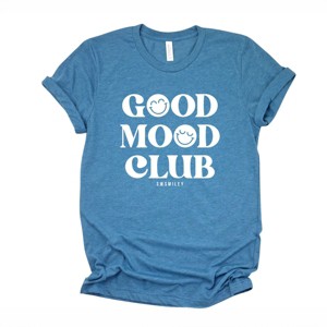 Simply Sage Market S.W.Smiley Good Mood Club Short Sleeve Tee - 1 of 4