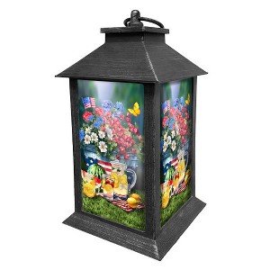 Briarwood Lane Summer Lantern 13.5" x 5.5" x 5.5" American Lemonade For Summer Lantern - 1 of 3