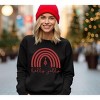 Simply Sage Market Women's Graphic Sweatshirt Holly Jolly Rainbow - 2 of 4
