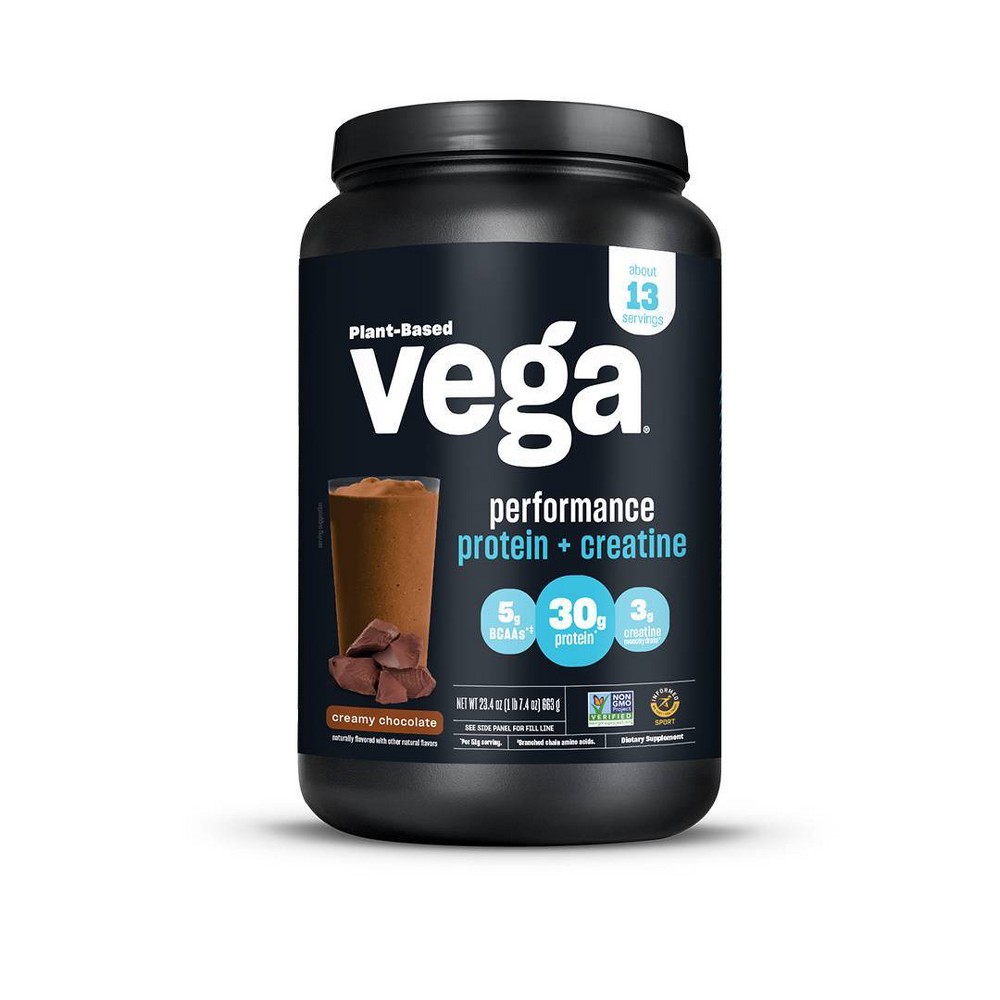 Vega Performance Protein + Creatine Powder - Chocolate - 23.4oz