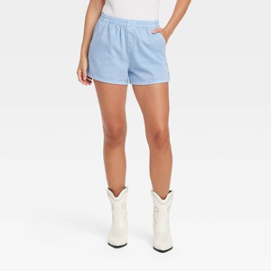 Women's Mid-Rise Pull-On Shorts - Universal Thread™ - 1 of 3