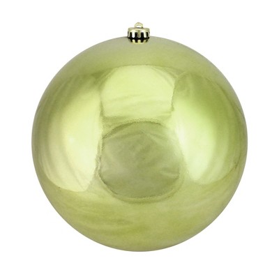 Northlight Shiny Green Shatterproof Christmas Ball Ornament 10" (250mm)