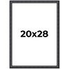 PosterPalooza | Linear Black Picture Frame - UV Acrylic, Foam Board Backing, Hanging Hardware - 2 of 4