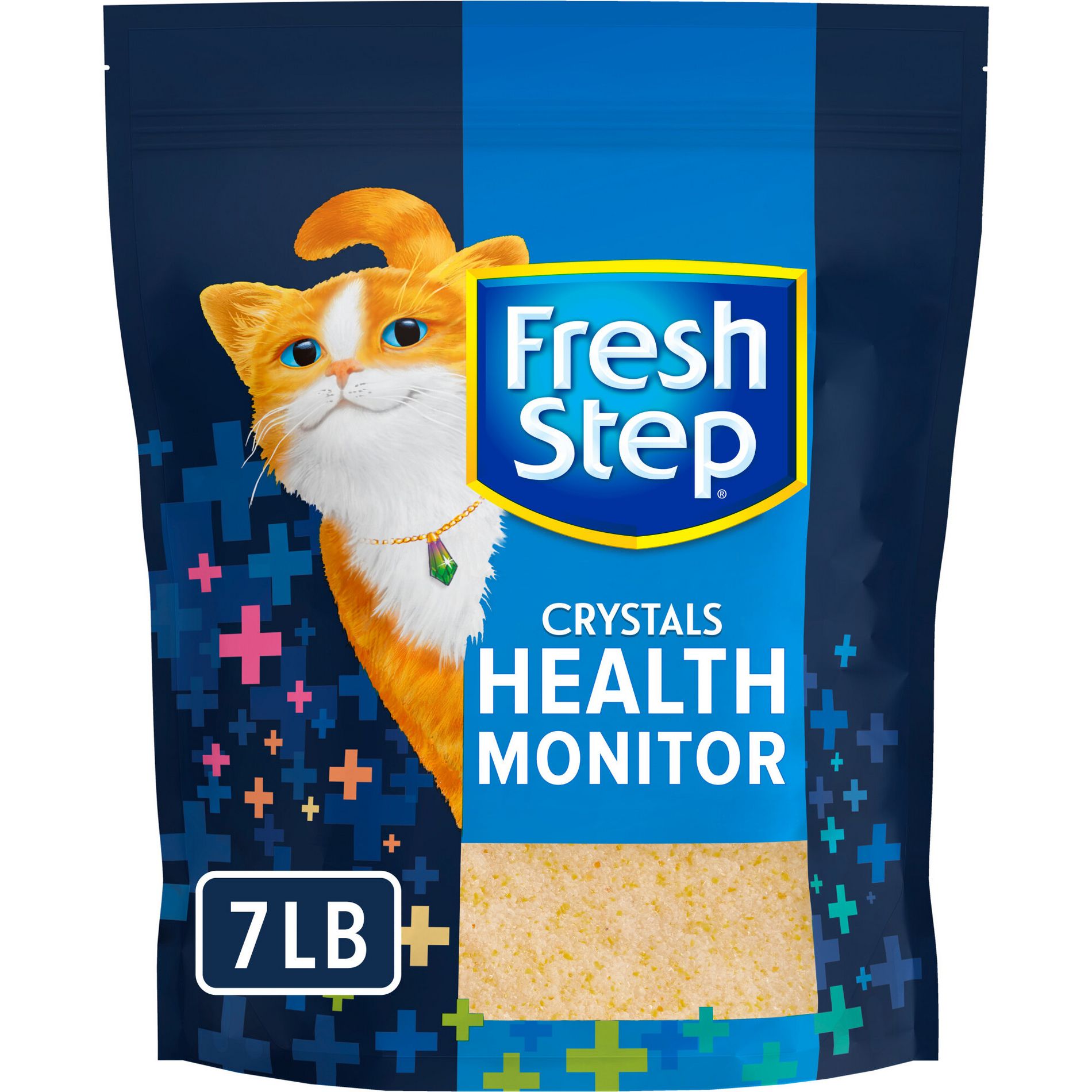 Fresh Step Crystals Health Monitor Cat Litter - 7lbs