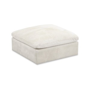 Meridian Furniture,Cozy Velvet Ottoman - 1 of 4