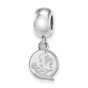Black Bow Jewelry Sterling Silver Florida State Seminoles NCAA Bead Charm - 1 of 4